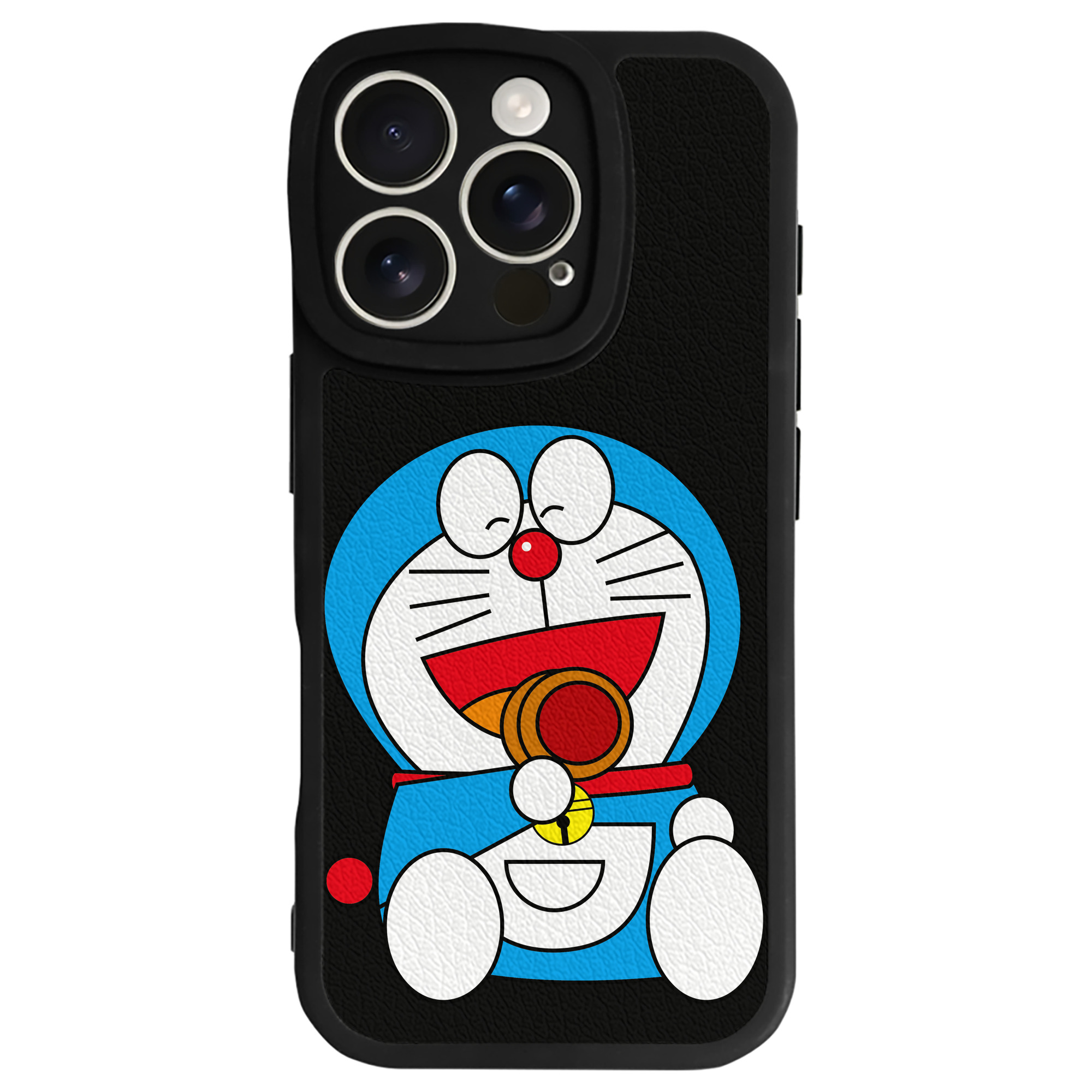 （画像用） ドラえもん Doraemon 【iPhone 16シリーズ対応】シリコンスマホケース（レザー調） 材質：シリコン